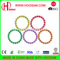 2017 New Silicone beads bracelet, eco material, customized designs welcomed